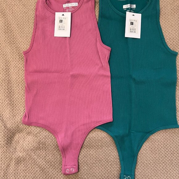2 Forever 21 Bodysuits NWT - Picture 2 of 3